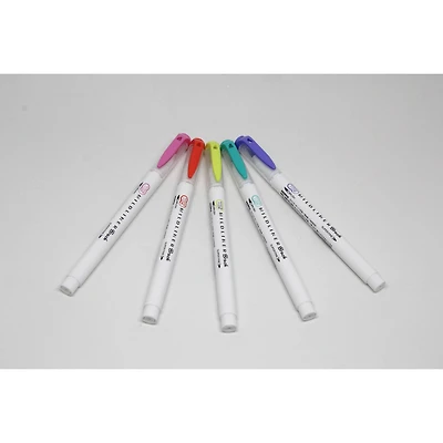 Zebra Mildliner Refresh Double-Ended Brush Pen Set