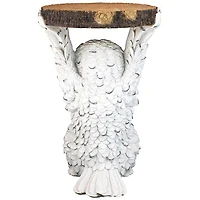 20" Wisdom Owl Sculptural Side Table