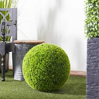 22" Green Vinyl Contemporary Style Artificial Foliage