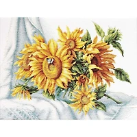 Luca-s Sunflowers Counted Cross Stitch Kit