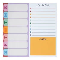 8" x 8" Weekly Planner Notepad by Fab Finds