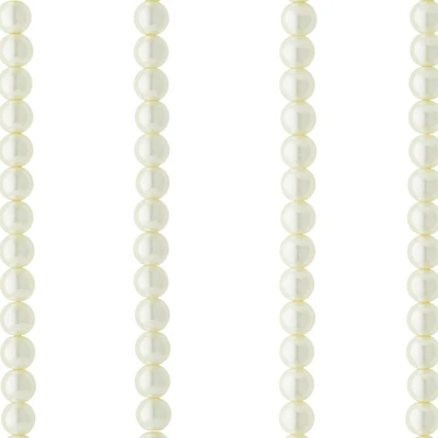 12 Packs: 120 ct. (1,440 total) Ivory Pearl Glass Beads, 8mm by Bead Landing™