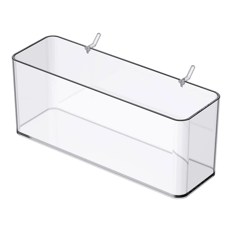 Clear Pegboard Storage Bin by Simply Tidy