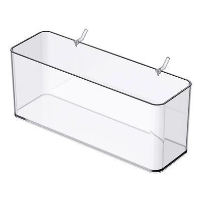 Clear Pegboard Storage Bin by Simply Tidy