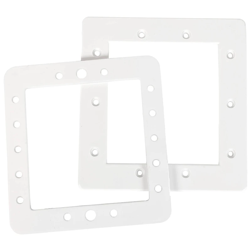 Swim Central 8.25" White Hydrotools Swimming Pool Skimmer Face Plate & Butterfly Gasket