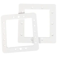 Swim Central 8.25" White Hydrotools Swimming Pool Skimmer Face Plate & Butterfly Gasket