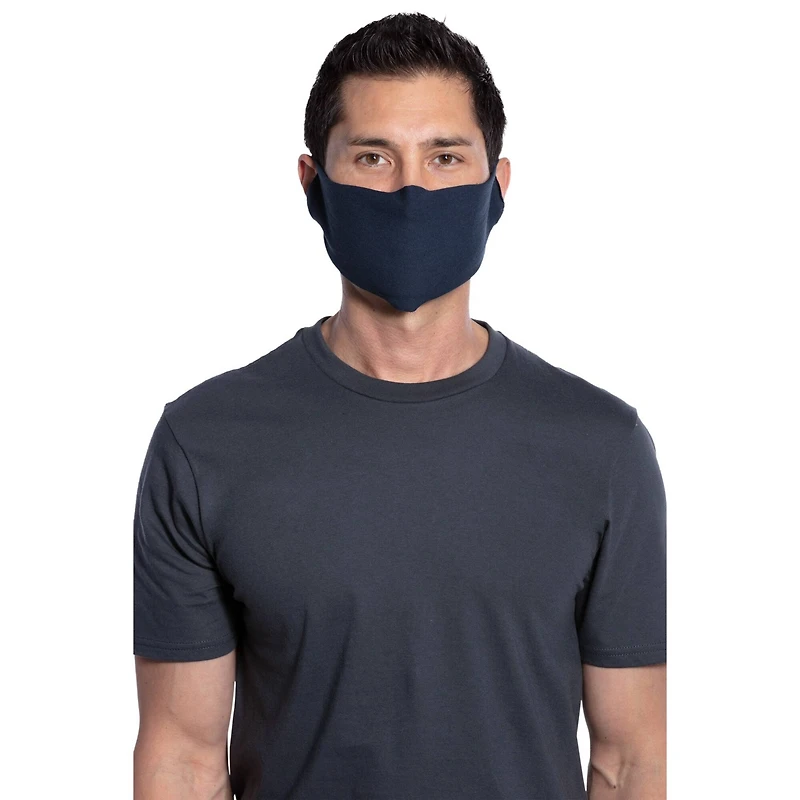 Port & Company® Navy 50/50 Cotton/Poly Face Covering, 240ct.
