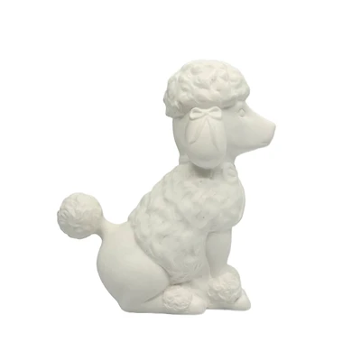 7" LED DIY Ceramic Poodle Décor by Make Market®