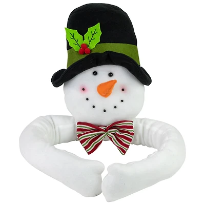 25" Unlit Plush Snowman Christmas Tree Topper