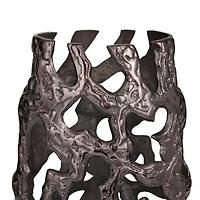 20" Contemporary Aluminum Vase