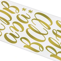 Gold Hand Letter Alphabet Stickers by Recollections™