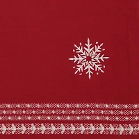 DII® Nordic Snowflake Embroidered Napkin Set, 4ct.