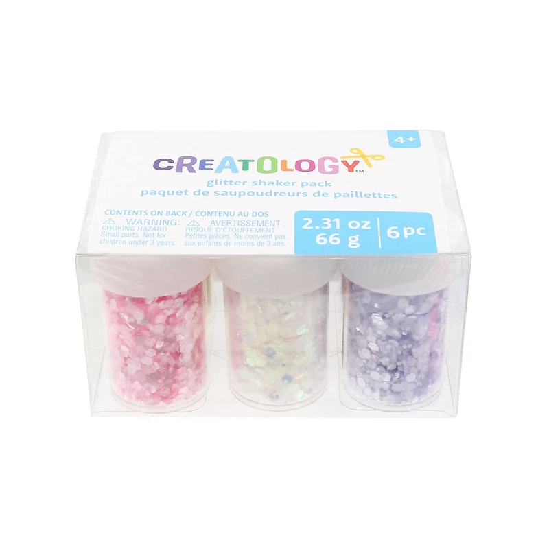 Pretty Pastel Glitter Shaker Pack by Creatology™