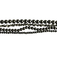 Black Pyrite Semi-Precious Beads Value Pack by Bead Landing™