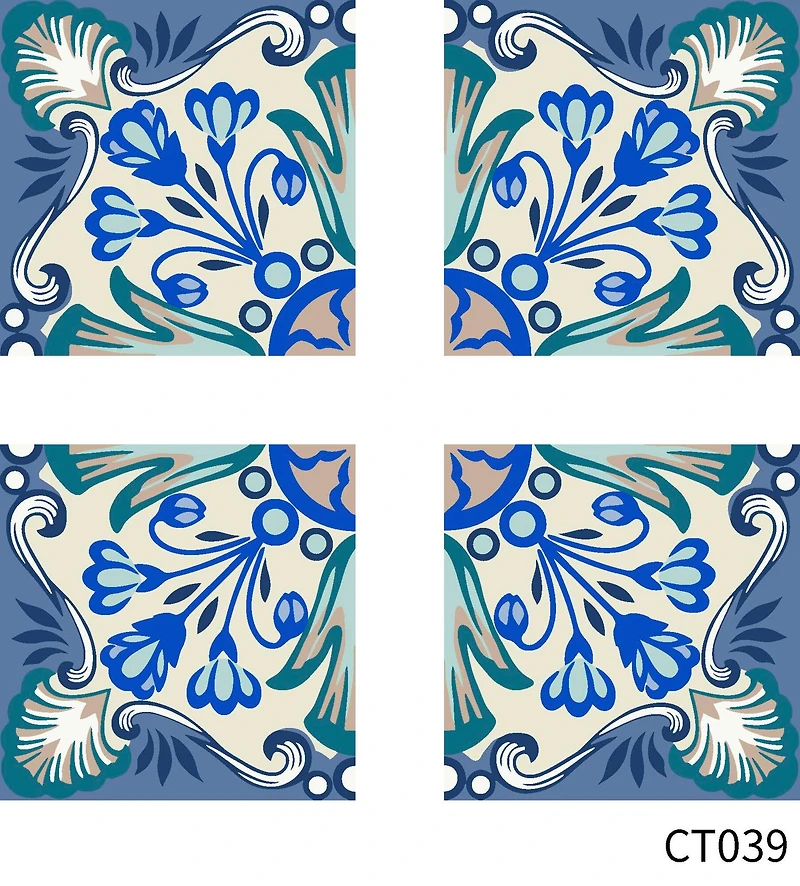 Coastal Tile Paint-by-Number Gallery Mini Kit by Artist's Loft®