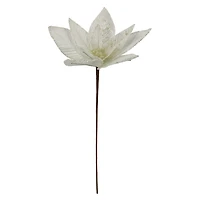 22" White Pearl Poinsettia Stem by Ashland®