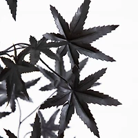 4ft. Artificial Halloween Eerie Black Maple Tree