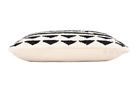 Hello Honey® Black & Natural Cotton Kilim Pillow