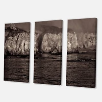 Designart - Gold Cliffs In The Fog