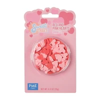 PME Cake Sweet Street® Red & Pink Heart Sprinkles