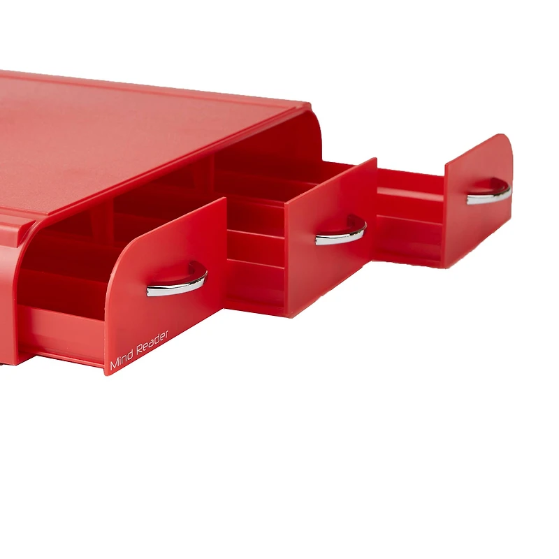 Mind Reader Red Coffee Pod Drawer