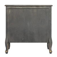 Hello Honey® Distressed Black Wood Dresser Cabinet