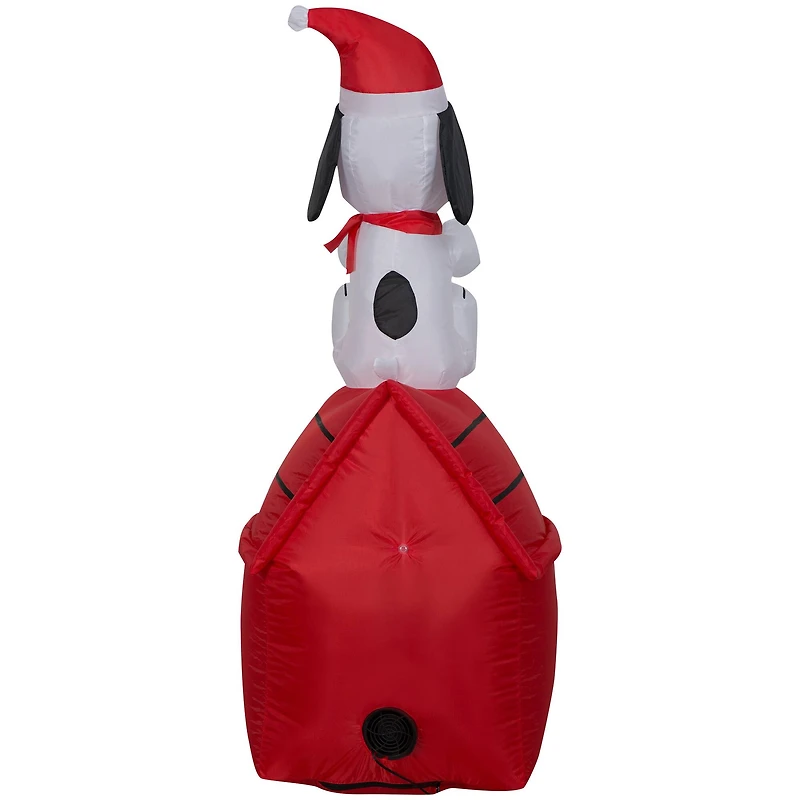 4ft. Airblown® Inflatable Christmas Snoopy on Dog House