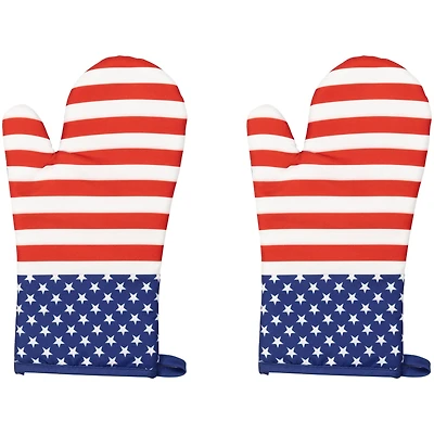 Stars & Stripes Americana Oven Mitts, 2ct.