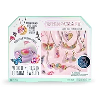 Wish Craft™ Wood & Resin Charm Jewelry Craft Kit