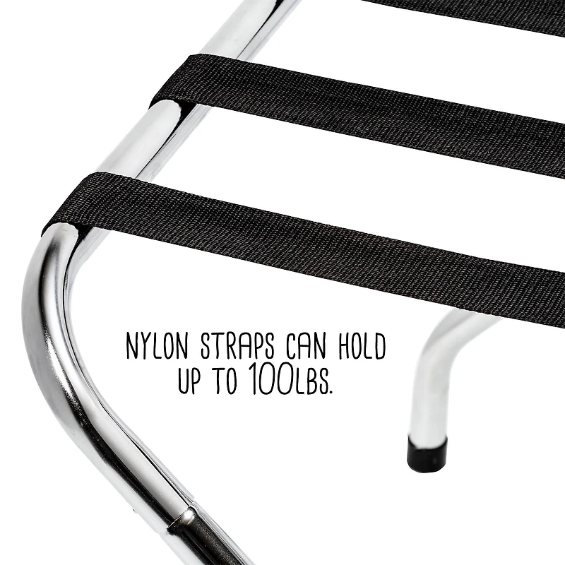 Honey Can Do Chrome KD Luggage Rack