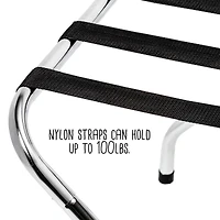 Honey Can Do Chrome KD Luggage Rack