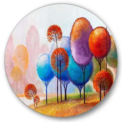 Designart - Colourful Trees Impression III