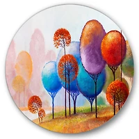 Designart - Colourful Trees Impression III