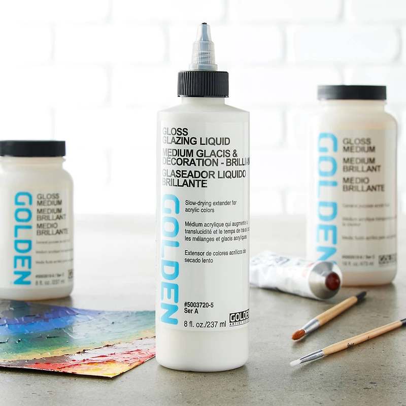 Golden® Acrylic Glazing Liquid, Gloss
