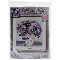 Design Works™ Pansies Needlepoint Kit
