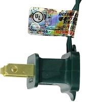 20ct. Clear G40 Globe Patio Garden Christmas Light Set With Green Wire