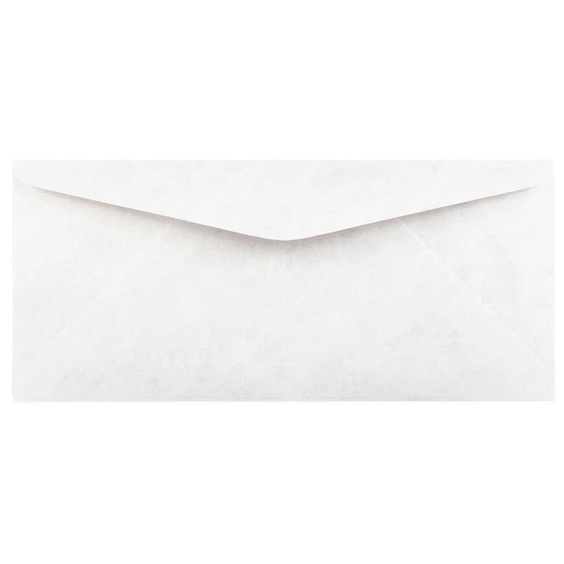 JAM Paper 3.875" x 8.875" White Tyvek Envelopes, 25ct.