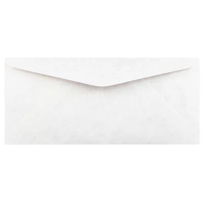 JAM Paper 3.875" x 8.875" White Tyvek Envelopes, 25ct.