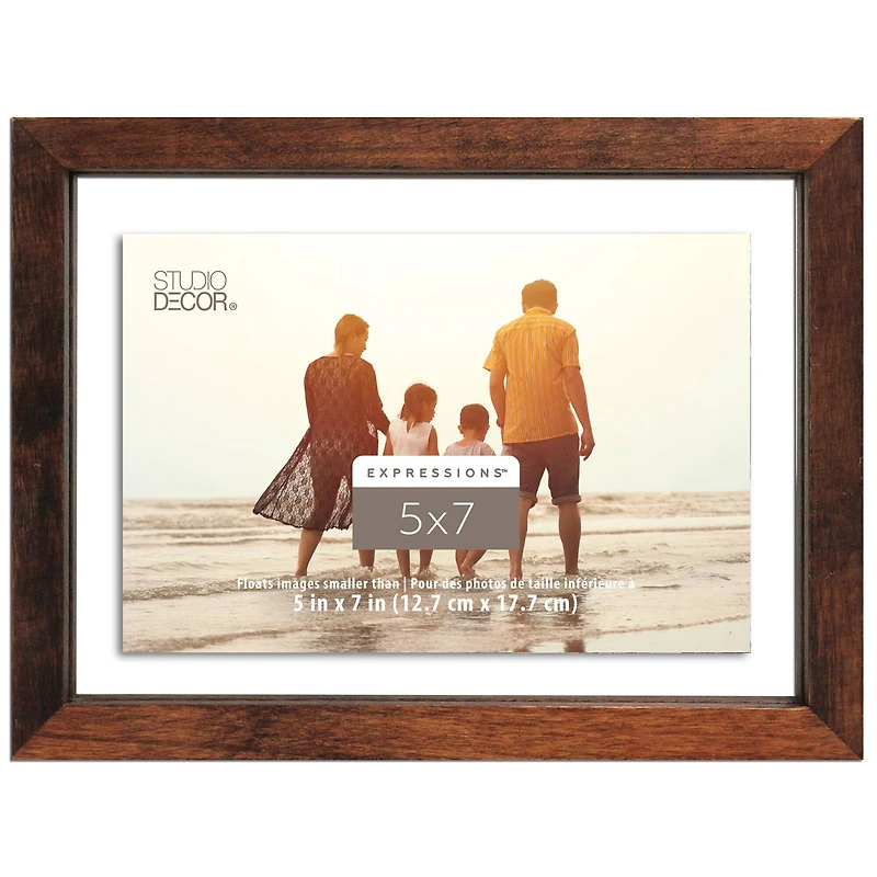 Expressions™ 5" x 7" Natural Wood Float Frame by Studio Décor®