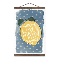 You're My Main Squeeze Teak Hanging Canvas