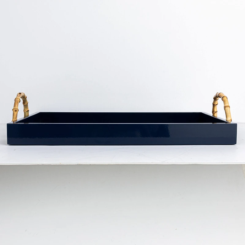 Hello Honey® 21.5" Wide Nautical Bamboo Tray