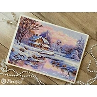 Merejka The First Snow Counted Cross Stitch Kit