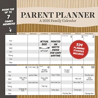 2026 Parent Planner Wall Calendar
