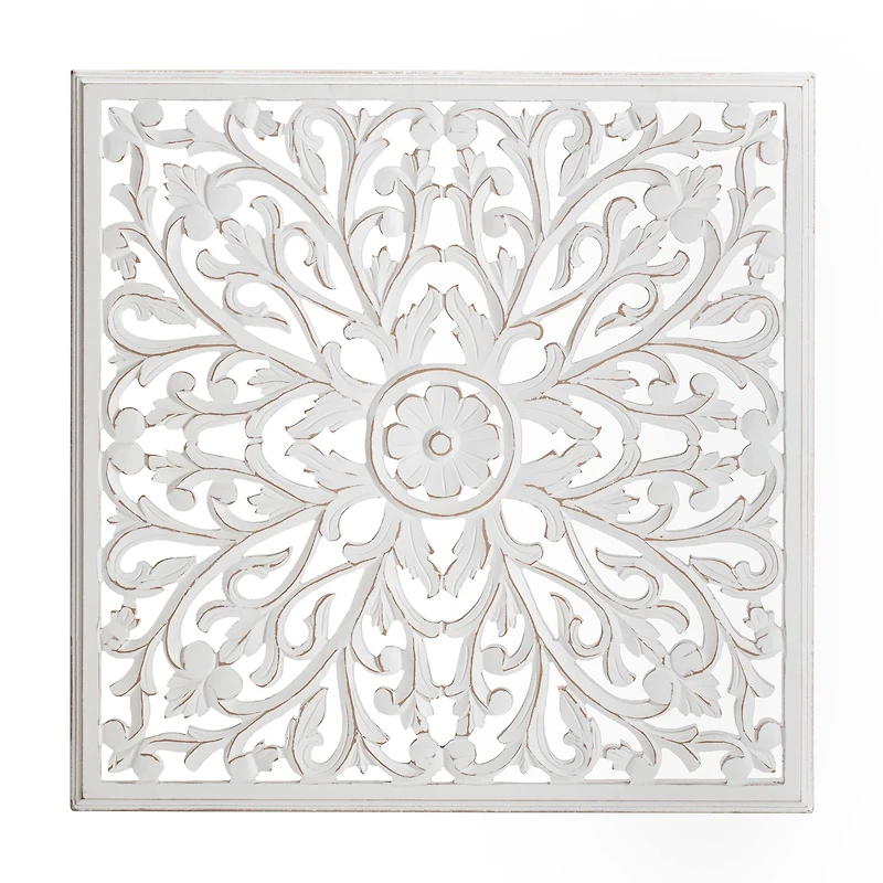 Habitat Beakman White Square Medallion