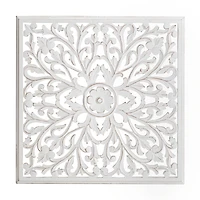 Habitat Beakman White Square Medallion