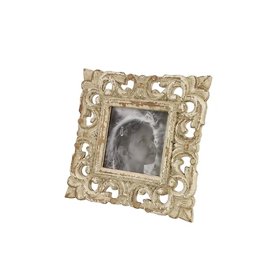 2 Pack Whitewashed Vintage 9" x 9" Frame