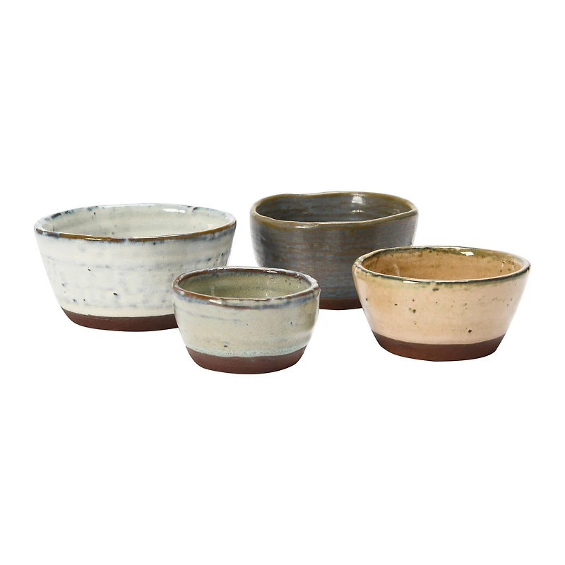 Hello Honey® Stoneware Bowls with Reactive Glaze Finish, 4ct.