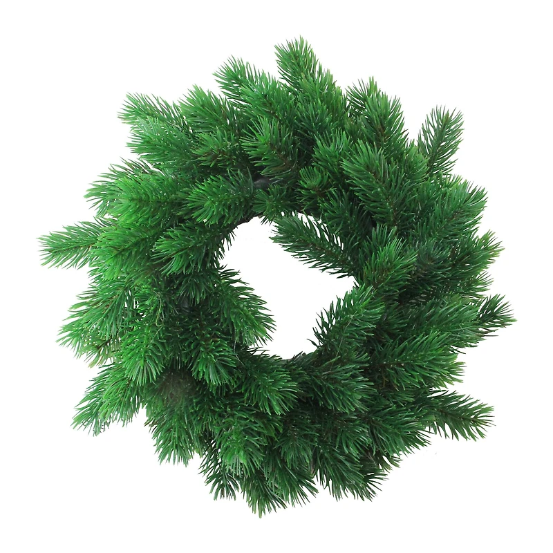 12" Green Pine Artificial Christmas Wreath