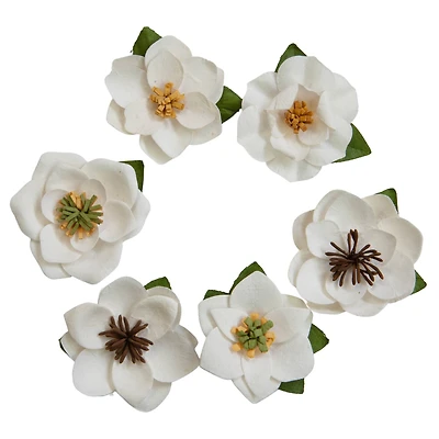 Paper Magnolia Flower Embellishments by Recollections™