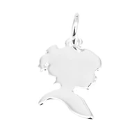 Silver Plated Girl Charm by Bead Landing™